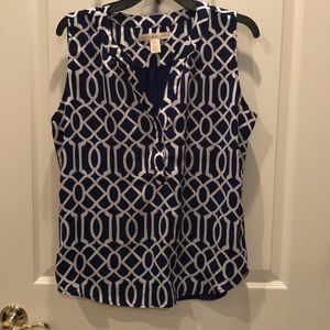 Royal Blue sleeveless top